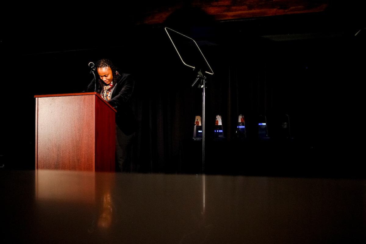 A?dia Mathies. 

UK Athletics Hall of Fame. 

Photo by Eddie Justice | UK Athletics