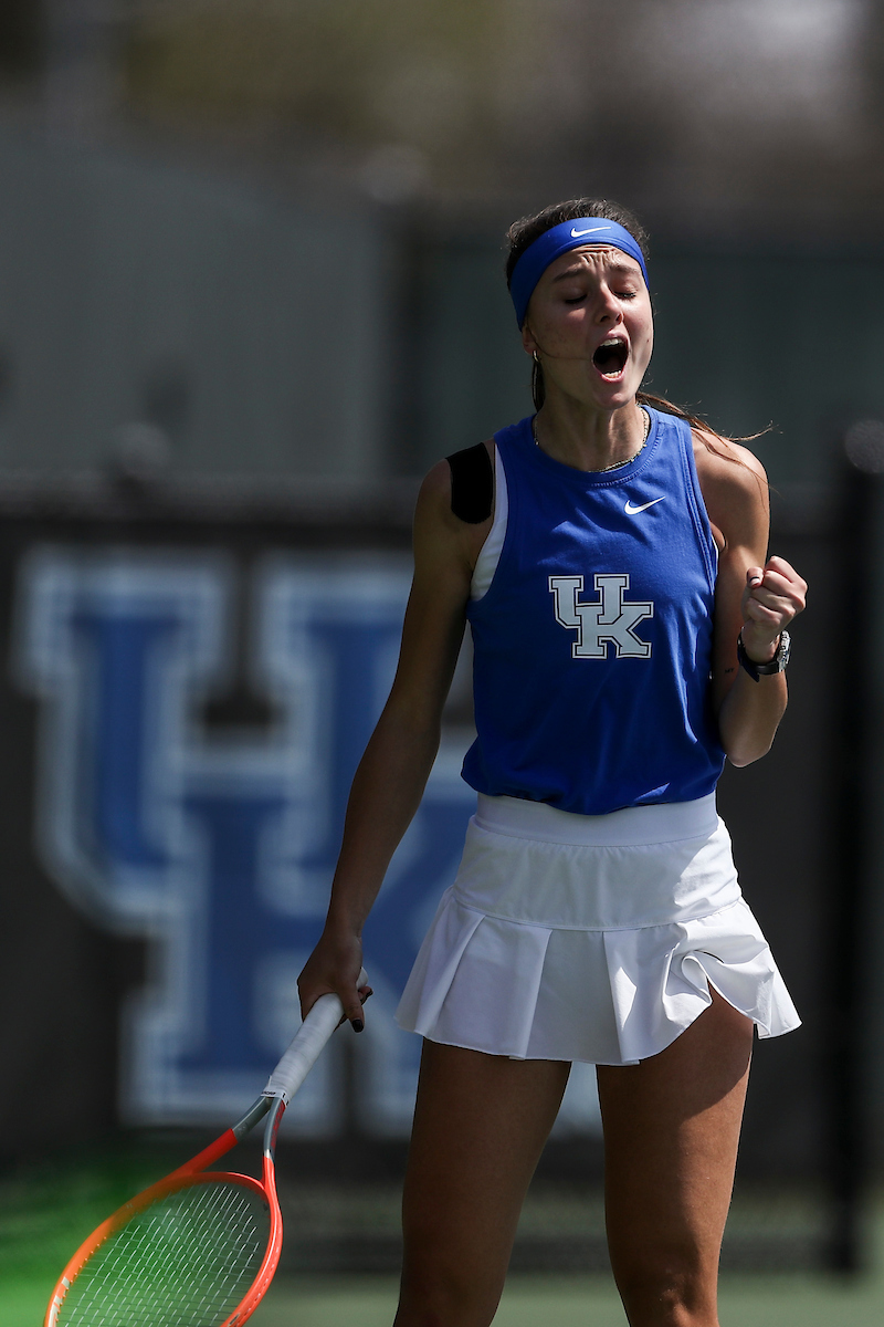Lidia Gonzalez.

Kentucky loses to South Carolina 4-2.

Photos by Chet White | UK Athletics