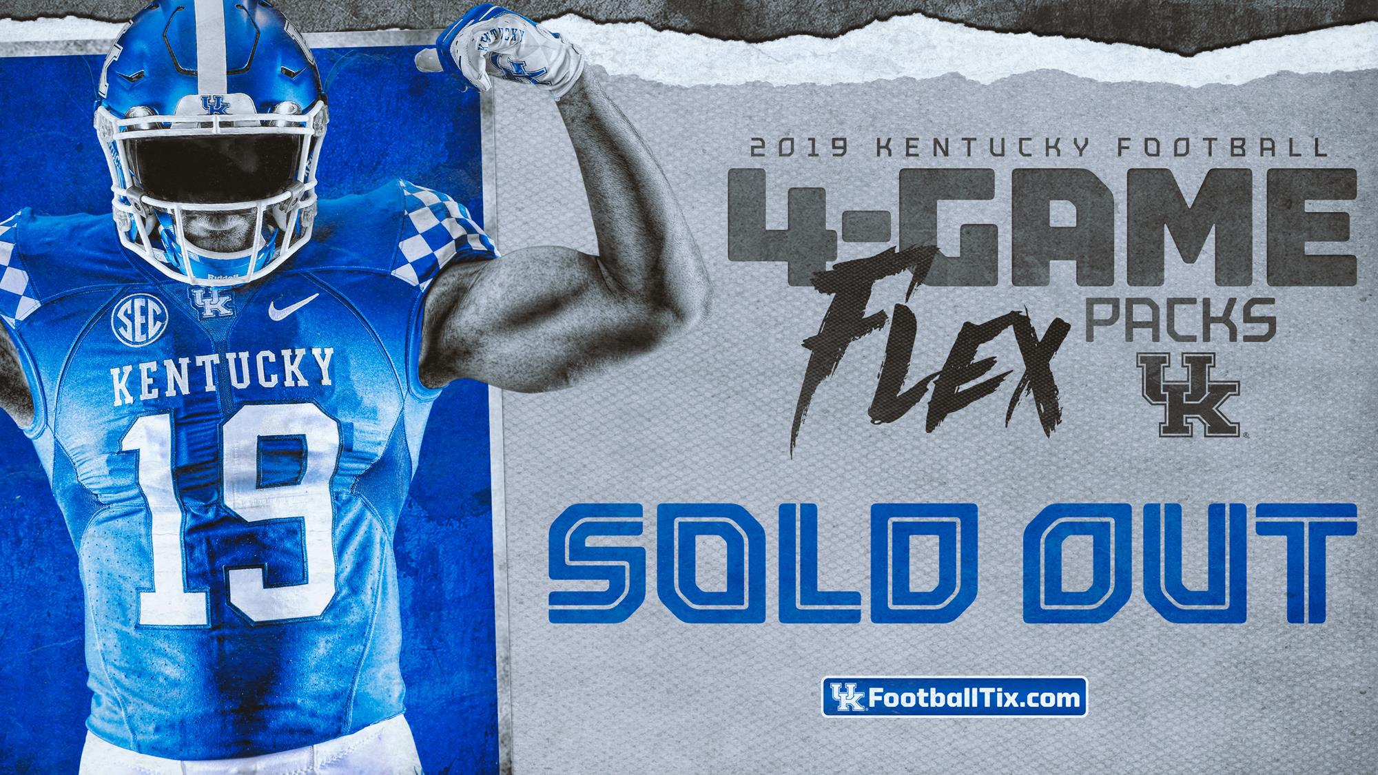 Kentucky Football 4-Game Flex Packs Sold Out