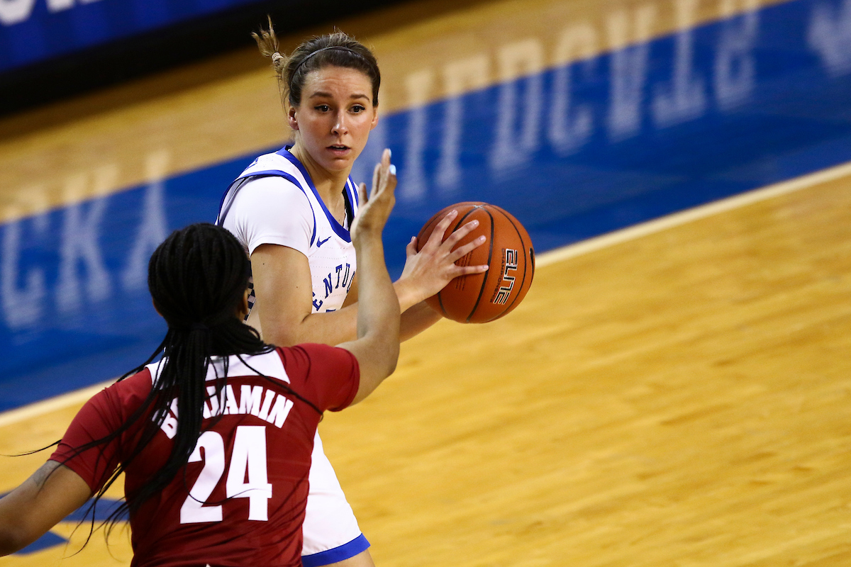 Blair Green. 

Kentucky beat Alabama 66-62.

Photo by Grace Bradley | UK Athletics