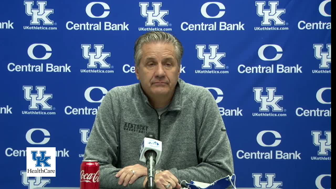 MBB: Coach Calipari - Pre-Missouri