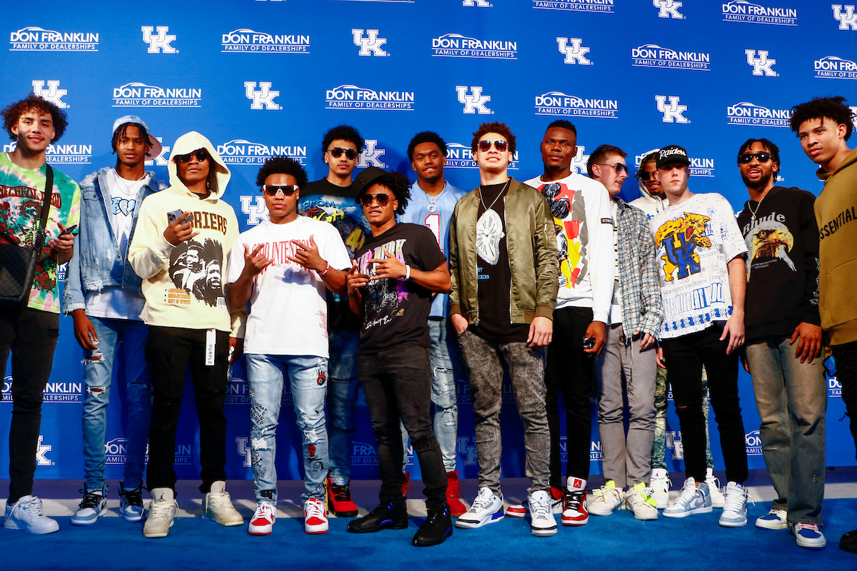 Men’s basketball team.

Big Blue Madness.

Photo by Grace Bradley | UK Athletics