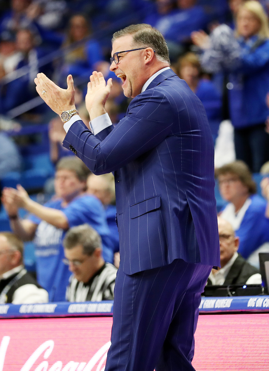 Matthew Mitchell

The UK Women's Basketball team beat Florida 62-51. 

Photo by Britney Howard | UK Athletics