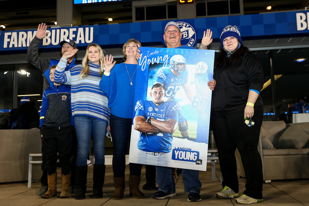 Senior Day. 

UK beat South Carolina 41-18.

Photo by Eddie Justice | UK Athletics
