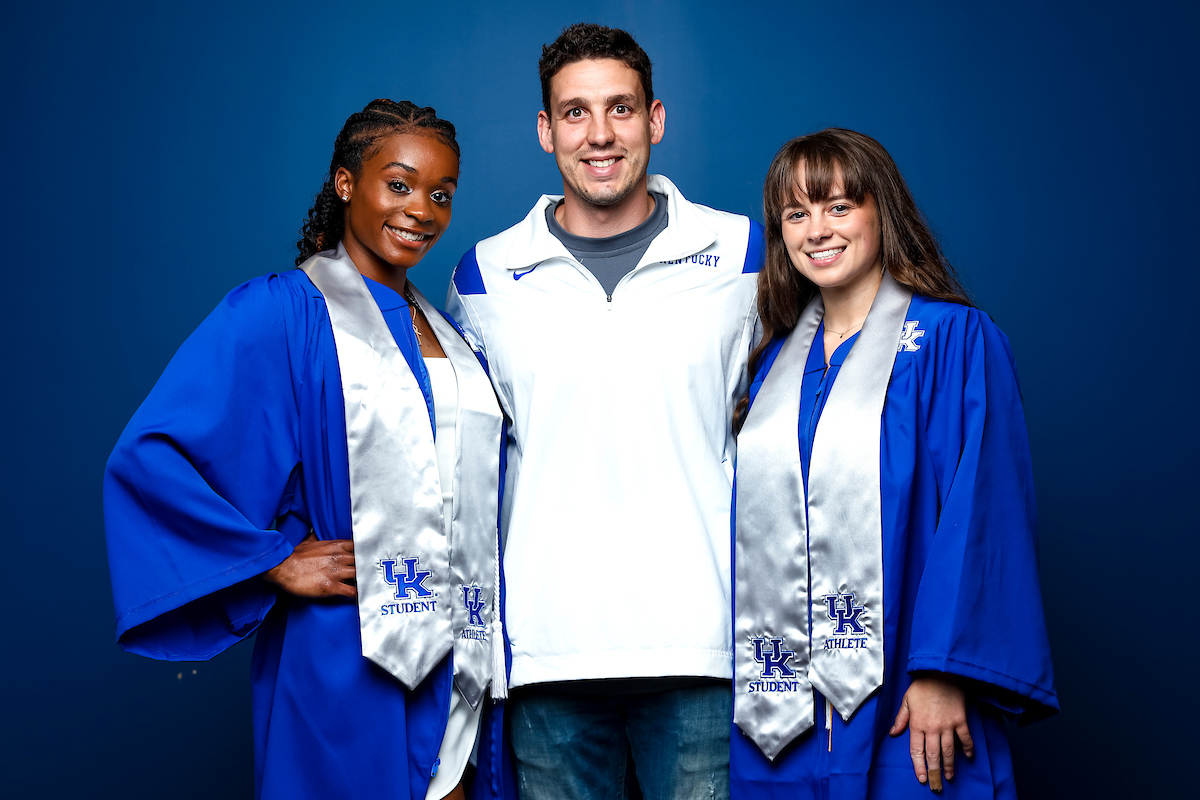 Arianna Patterson. Anna Haigis.

May 2022 CATS graduation.

Photo by Eddie Justice | UK Athletics