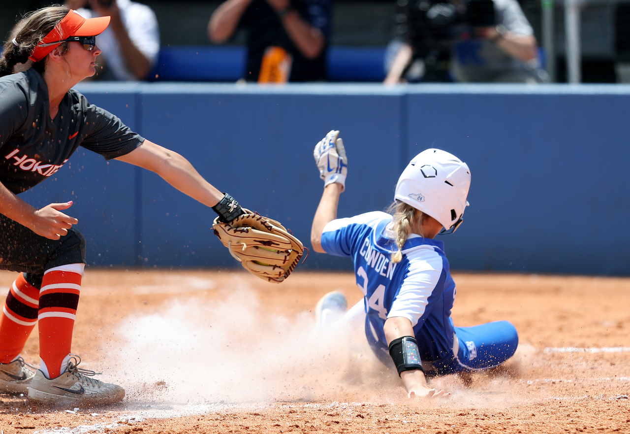 KENNEDY COWDEN

Softball beat Virginia Tech 8-1 in the second game of the NCAA Regional Tournament.

Photo by Britney Howard | UK Athletics
