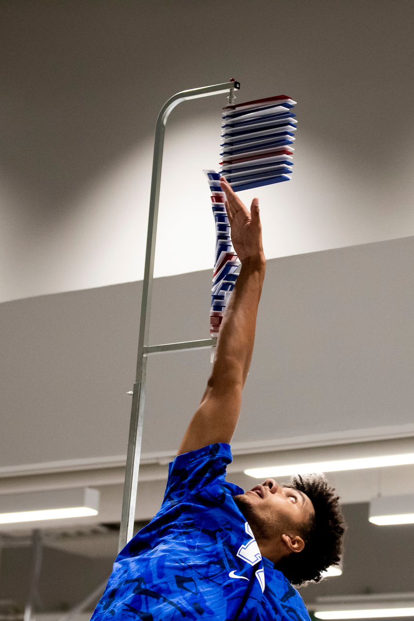 Dontaie Allen.

The UK men's basketball team at the University of Kentucky Sports Medicine Research Institute. 

Photo by Chet White | UK Athletics