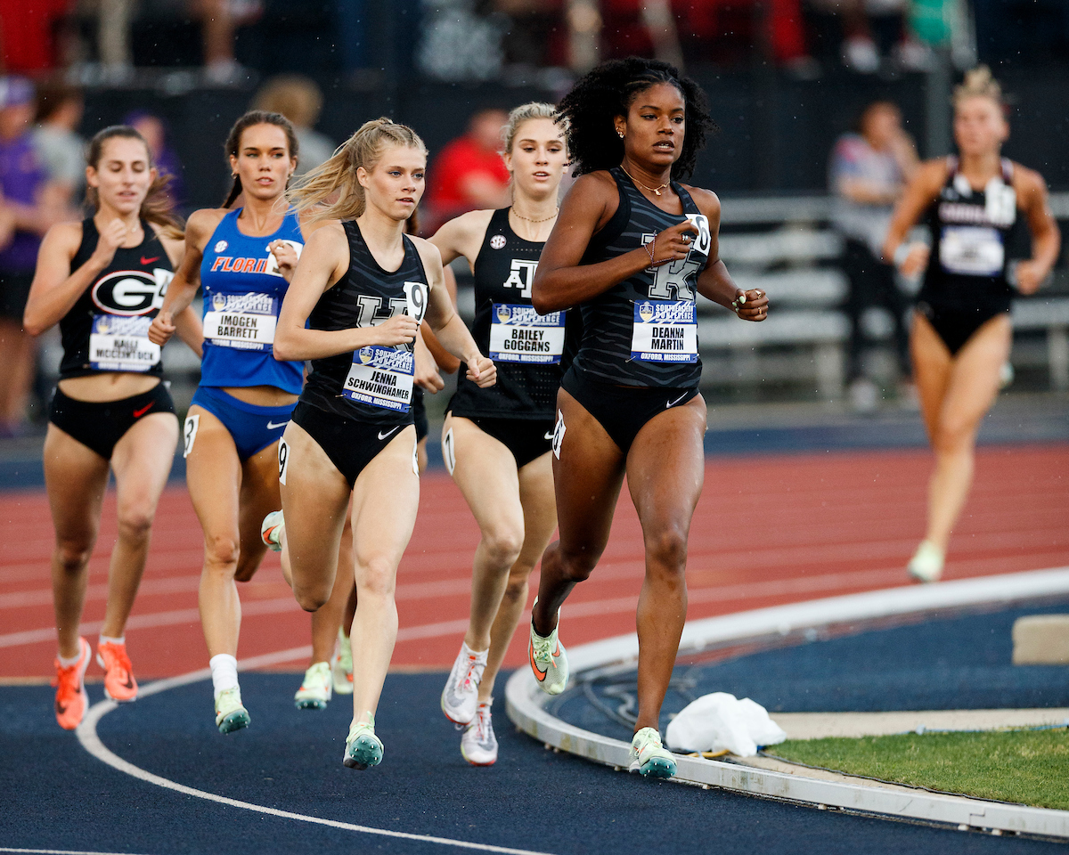 DeAnna Martin. Jenna Schwinghamer.

SEC Outdoor Track and Field Championships Day 1.

Photo by Elliott Hess | UK Athletics