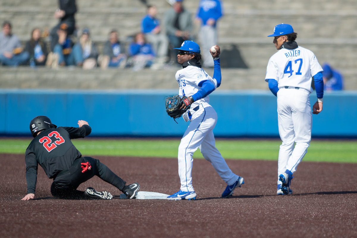 Zeke Lewis.

Kentucky beats Ball State 6 - 0

Photo by Grant Lee | UK Athletics