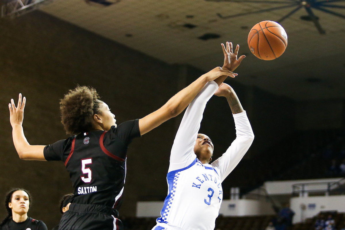 KeKe McKinney.

Kentucky falls to South Carolina 75-70.

Photo by Hannah Phillips | UK Athletics