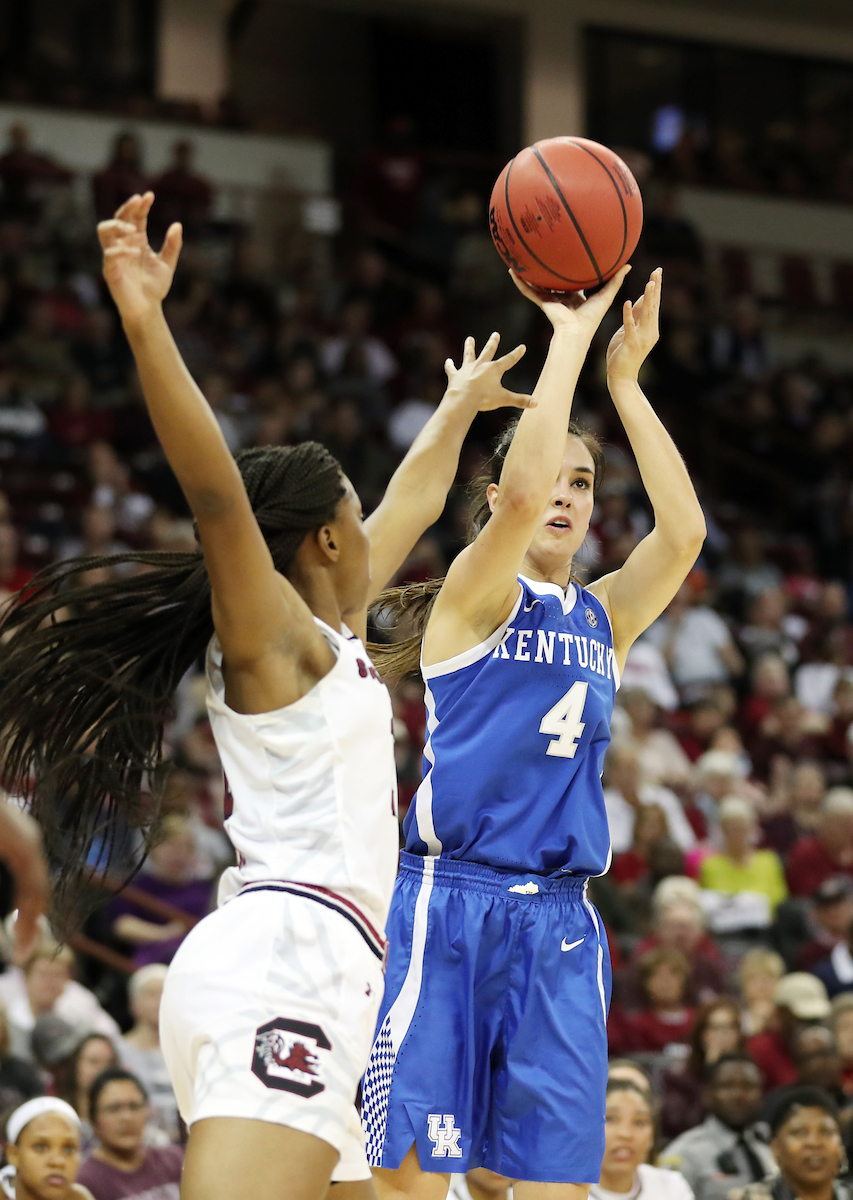 Maci Morris 

The UK Women's Basketball team beat South Carolina.
Photo by Britney Howard | UK Athletics