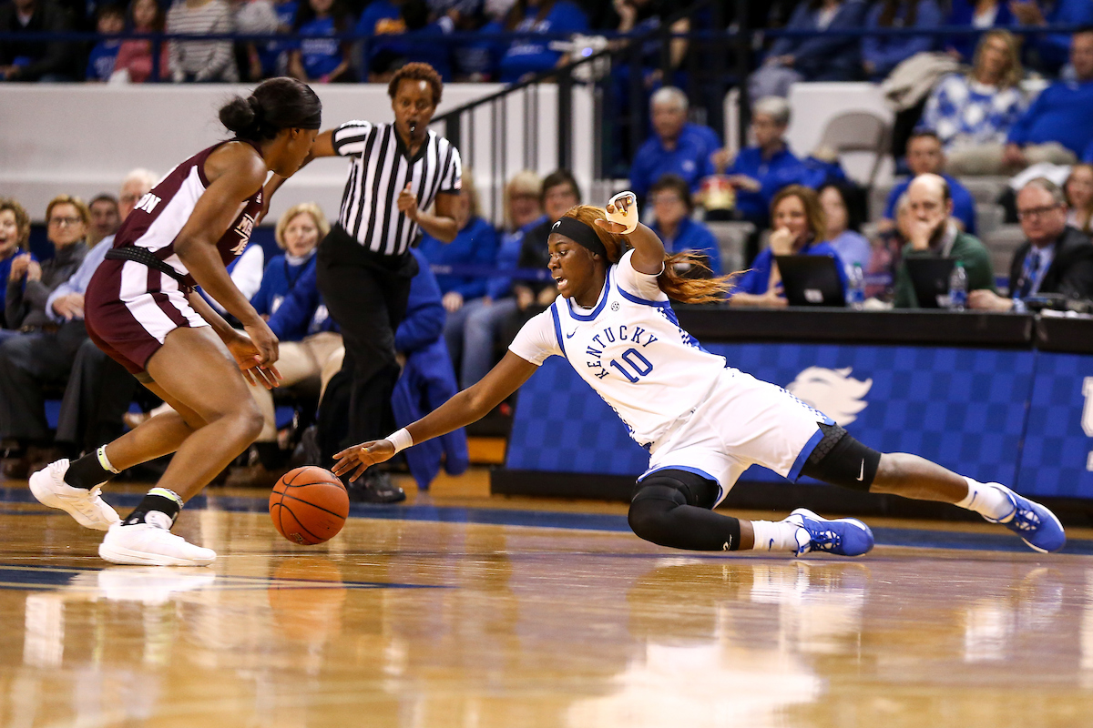 Rhyne Howard. 

Kentucky beat Mississippi State 73-62.

Photo by Eddie Justice | UK Athletics