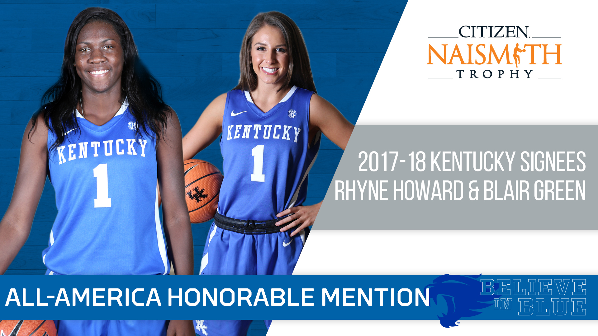 Signees Howard, Green Named Naismith High School All-America Honorable Mention