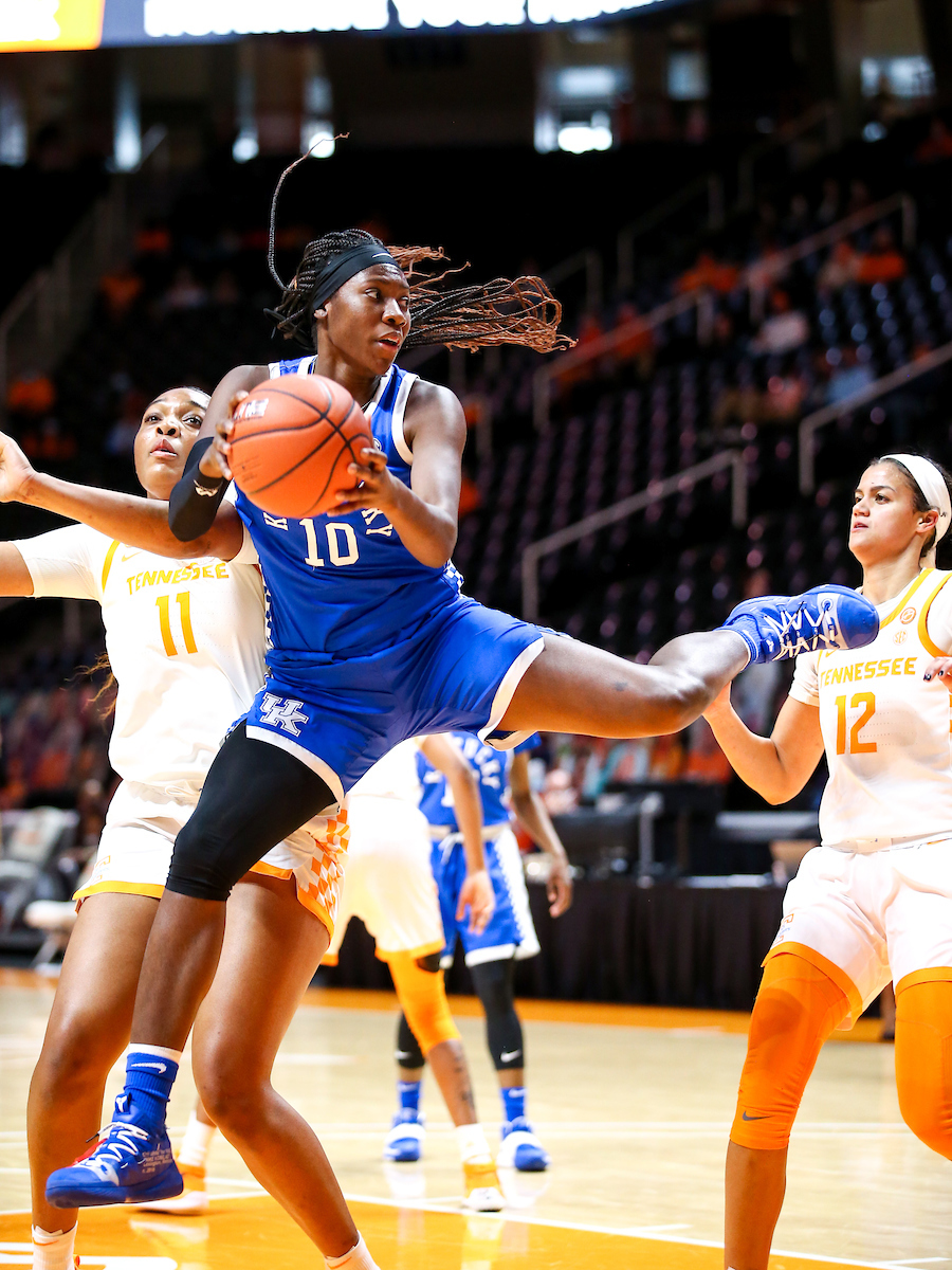 Rhyne Howard. 

Kentucky loses to Tennessee 70-53.

Photo by Eddie Justice | UK Athletics