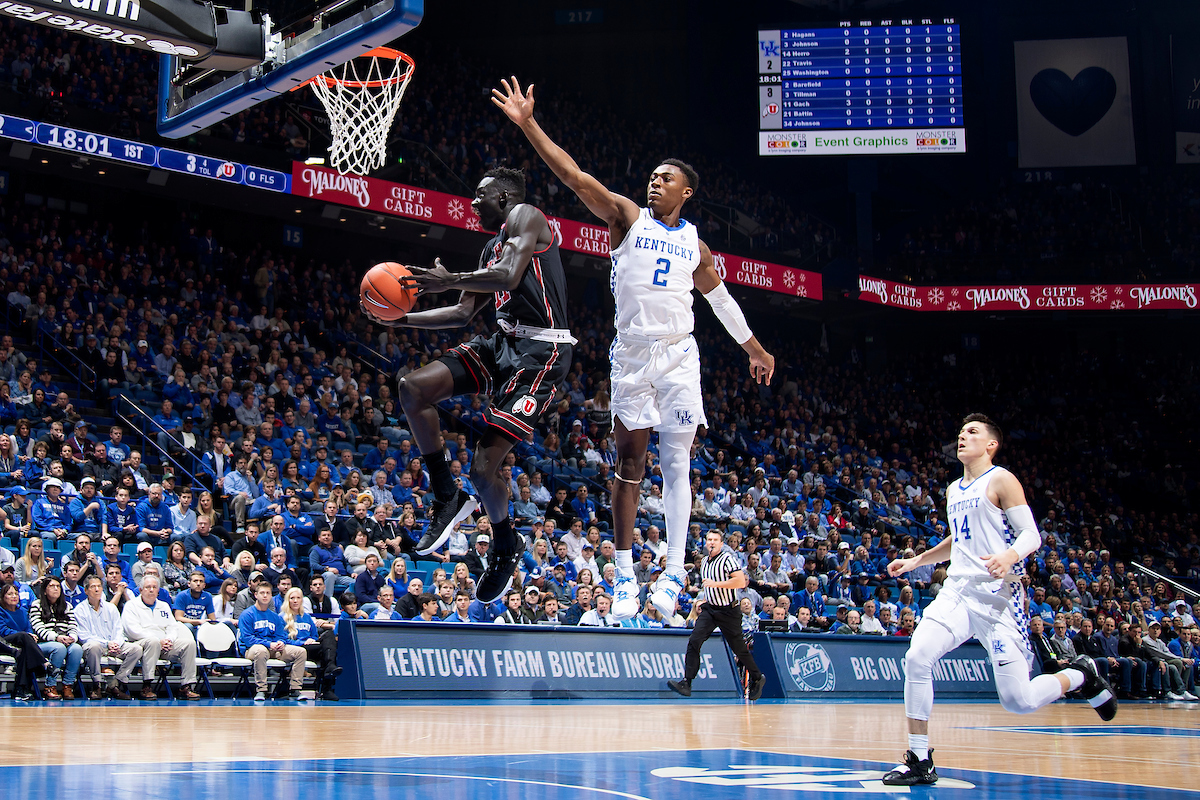 Ashton Hagans.

Kentucky beat Utah 88-61 on Saturday, December 15, 2018, in Lexington's Rupp Arena.

Photo by Chet White | UK Athletics