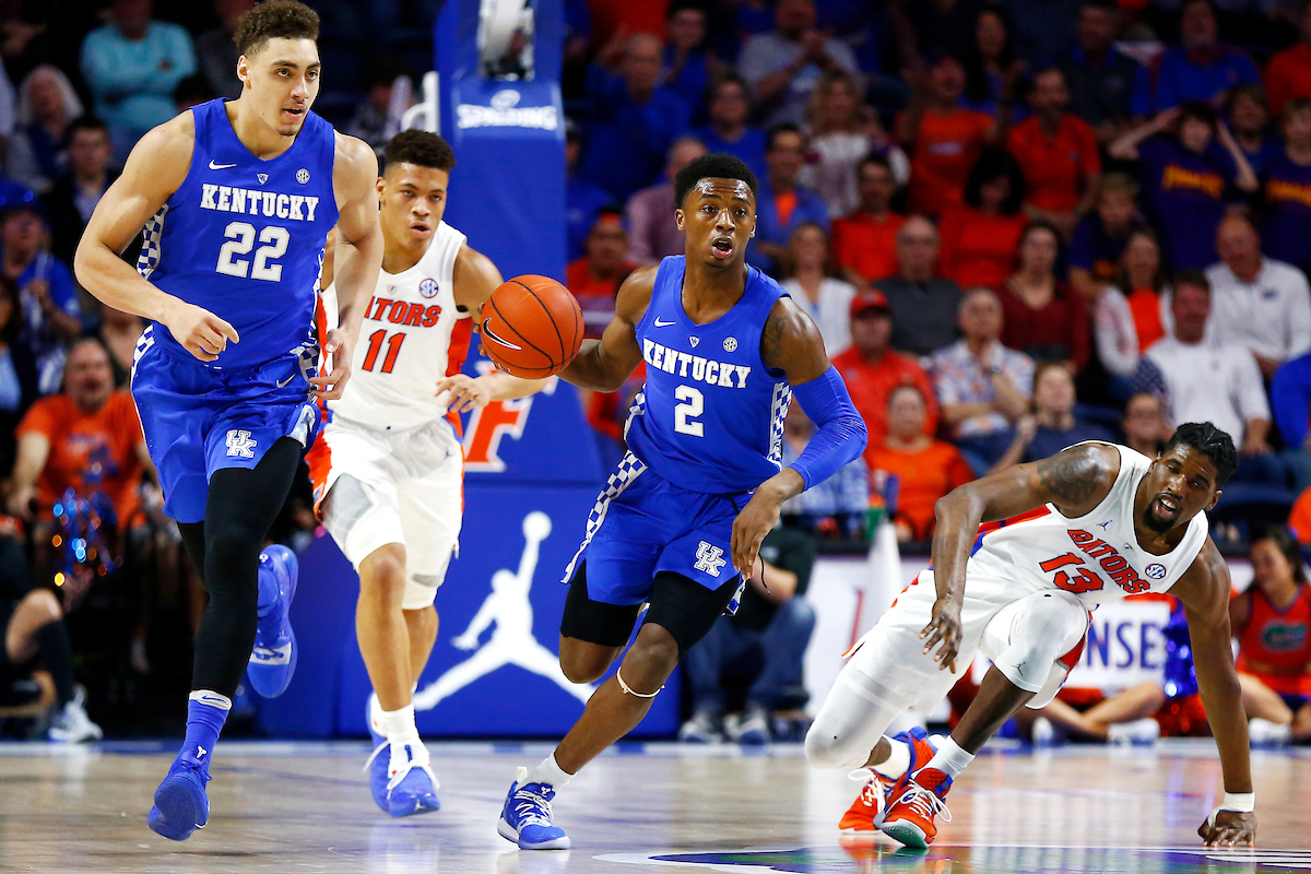 Ashton Hagans.

Kentucky men's basketball beat Florida 65-54.

Photo by Quinn Foster | UK Athletics