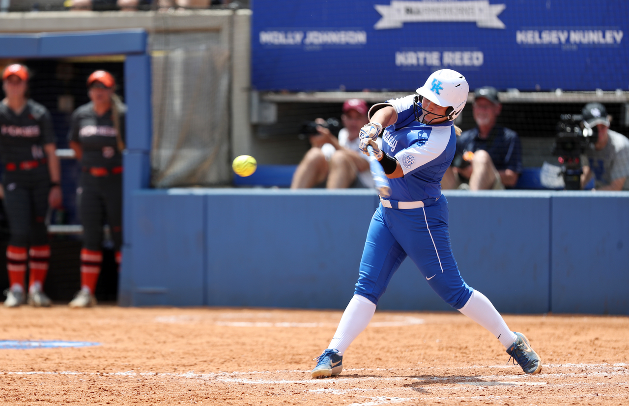 Kelsee Henson

Softball beat Virginia Tech 8-1 in the second game of the NCAA Regional Tournament.

Photo by Britney Howard | UK Athletics