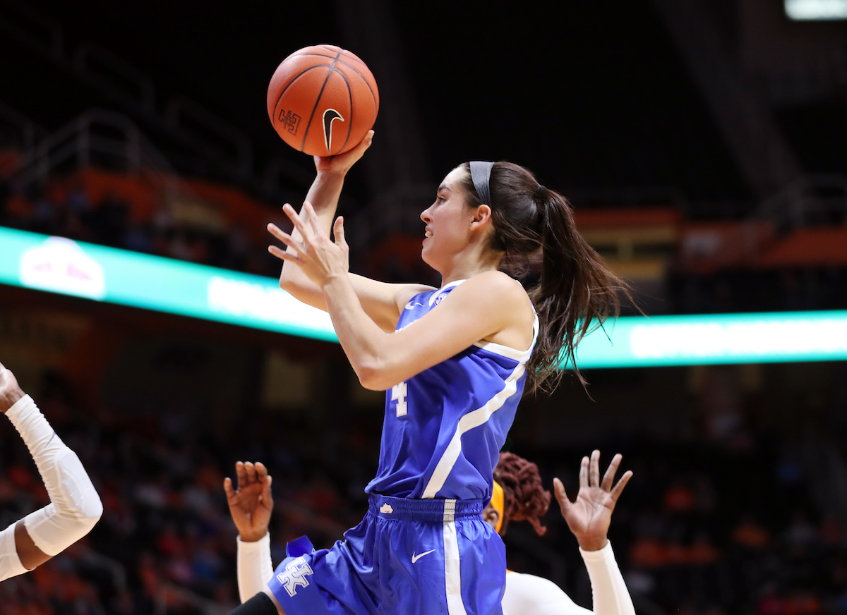 Maci Morris
The UK Women's Basketball team beats Tennessee 73-71. 

Photo by Britney Howard  | UK Athletics