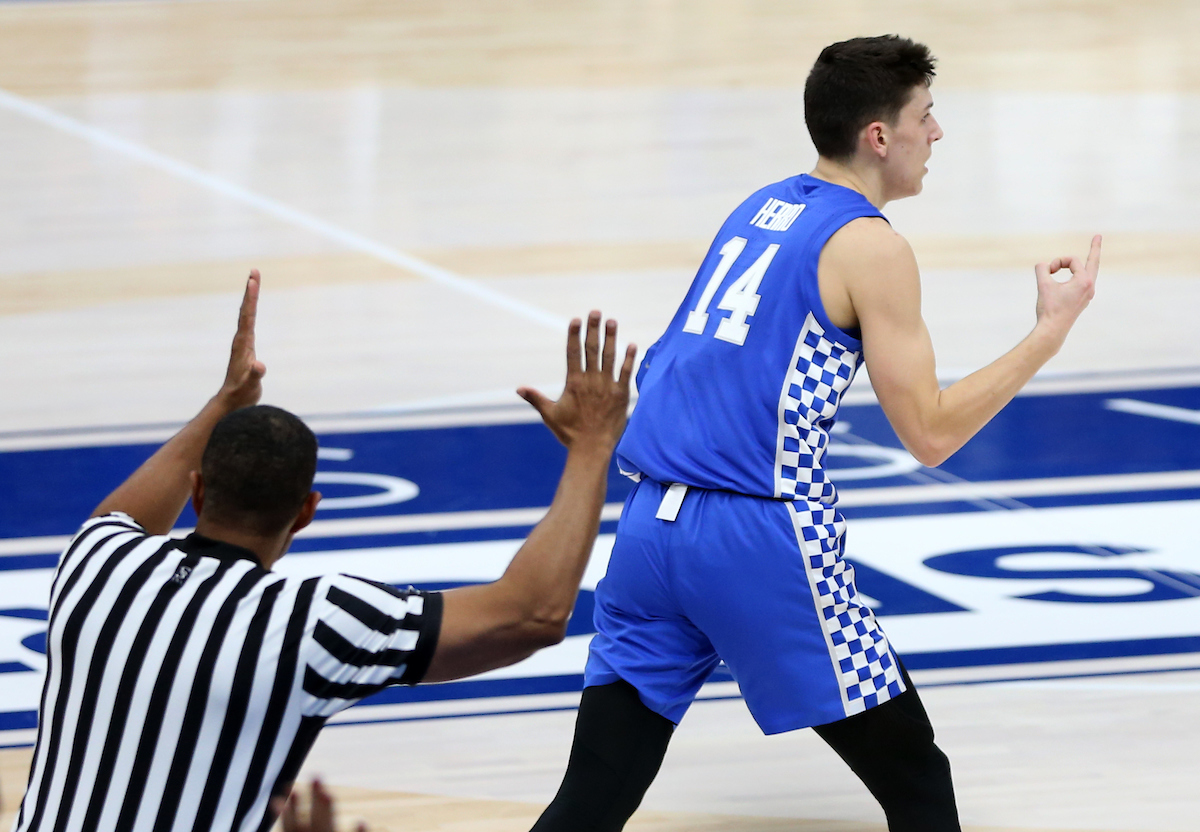 Tyler Herro. 

UK beats to UNC 80-72. 


Photo By Barry Westerman | UK Athletics