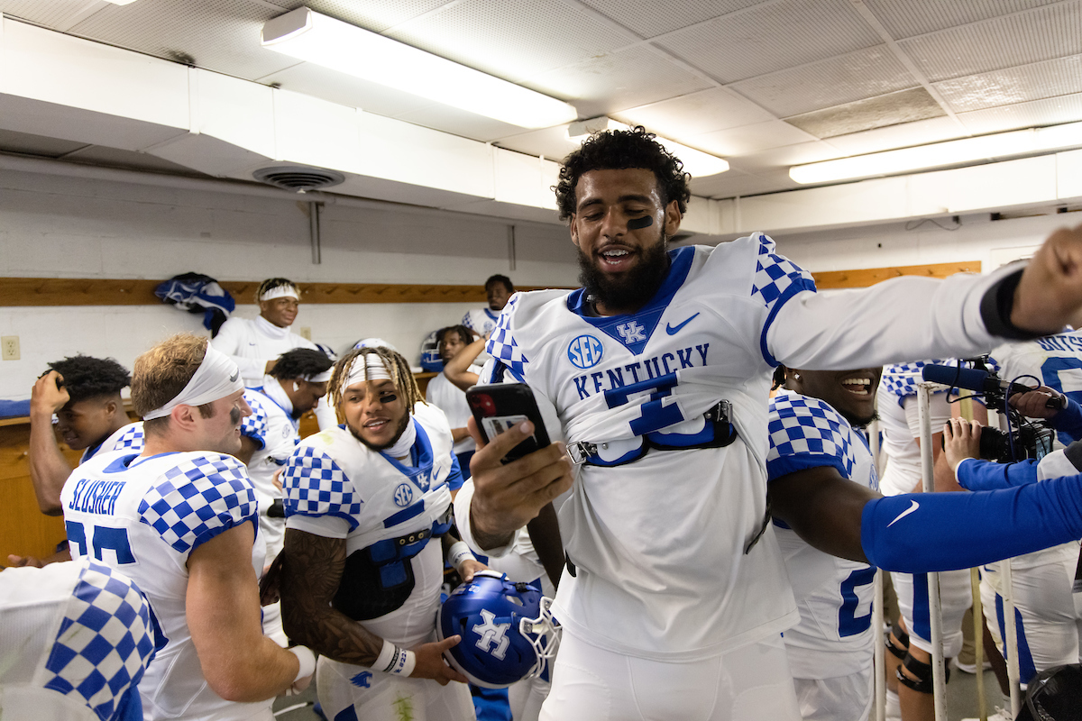 VITO TISDALE.

Kentucky beats Tennessee, 34-7.

Photo by Elliott Hess | UK Athletics