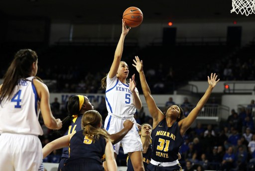 Blair Green
The women's basketball team beat Murray State 88-49 on Friday, December 21, 2018. 

Photo by Britney Howard  | UK Athletics