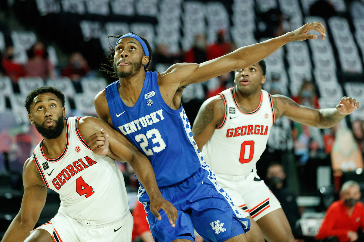 Isaiah Jackson.

Kentucky falls to Georgia, 63-62.

Photo by Elliott Hess | UK Athletics
