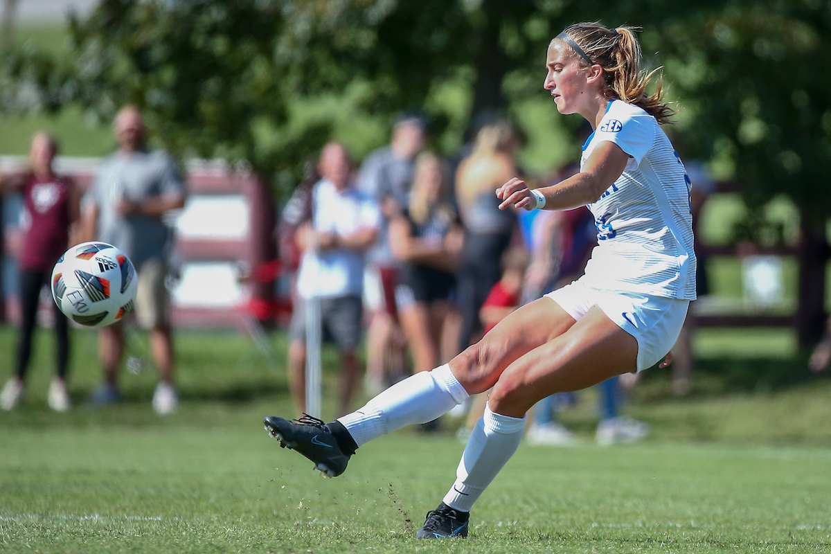 Emma Nicholson.

Kentucky beats Eastern Kentucky University 6 - 0.

Photo by Sarah Caputi | UK Athletics
