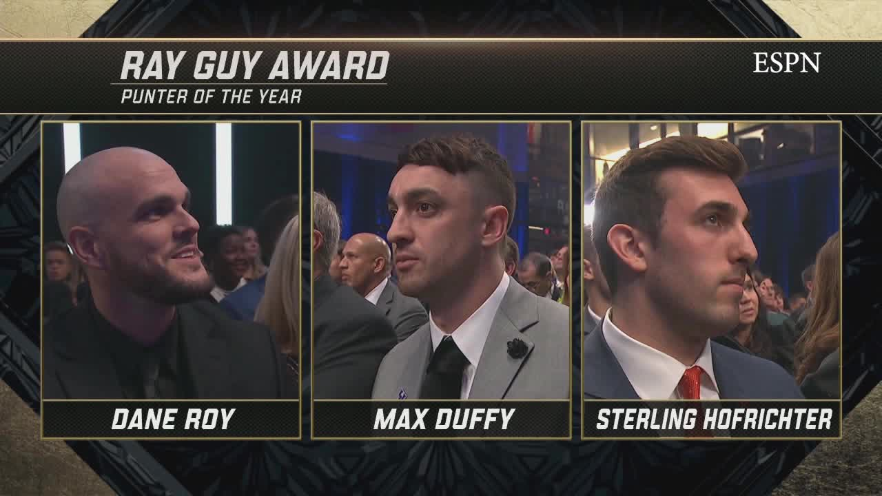 FB: Max Duffy wins Ray Guy Award