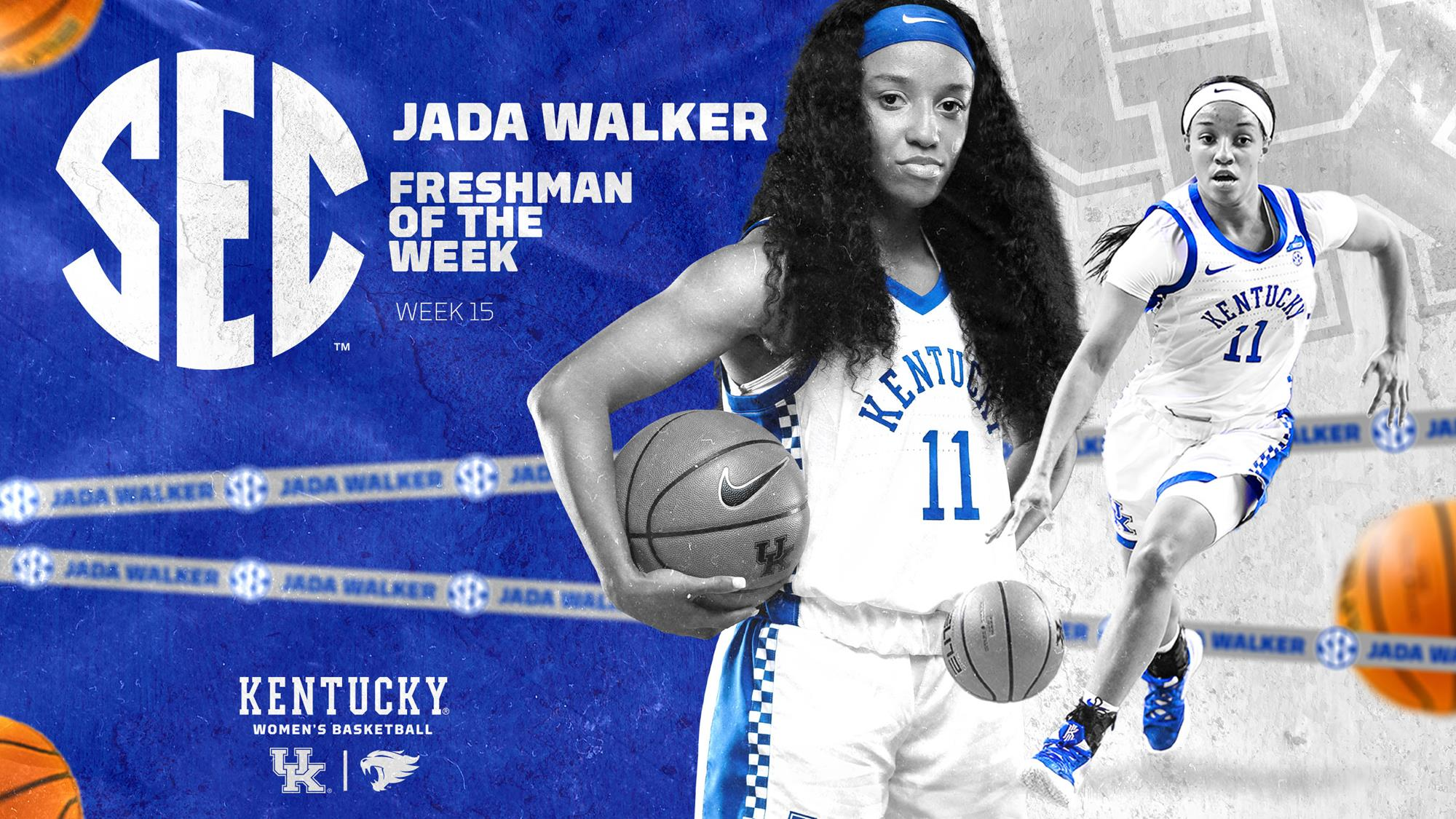 Jada Walker Named SEC Freshman of the Week