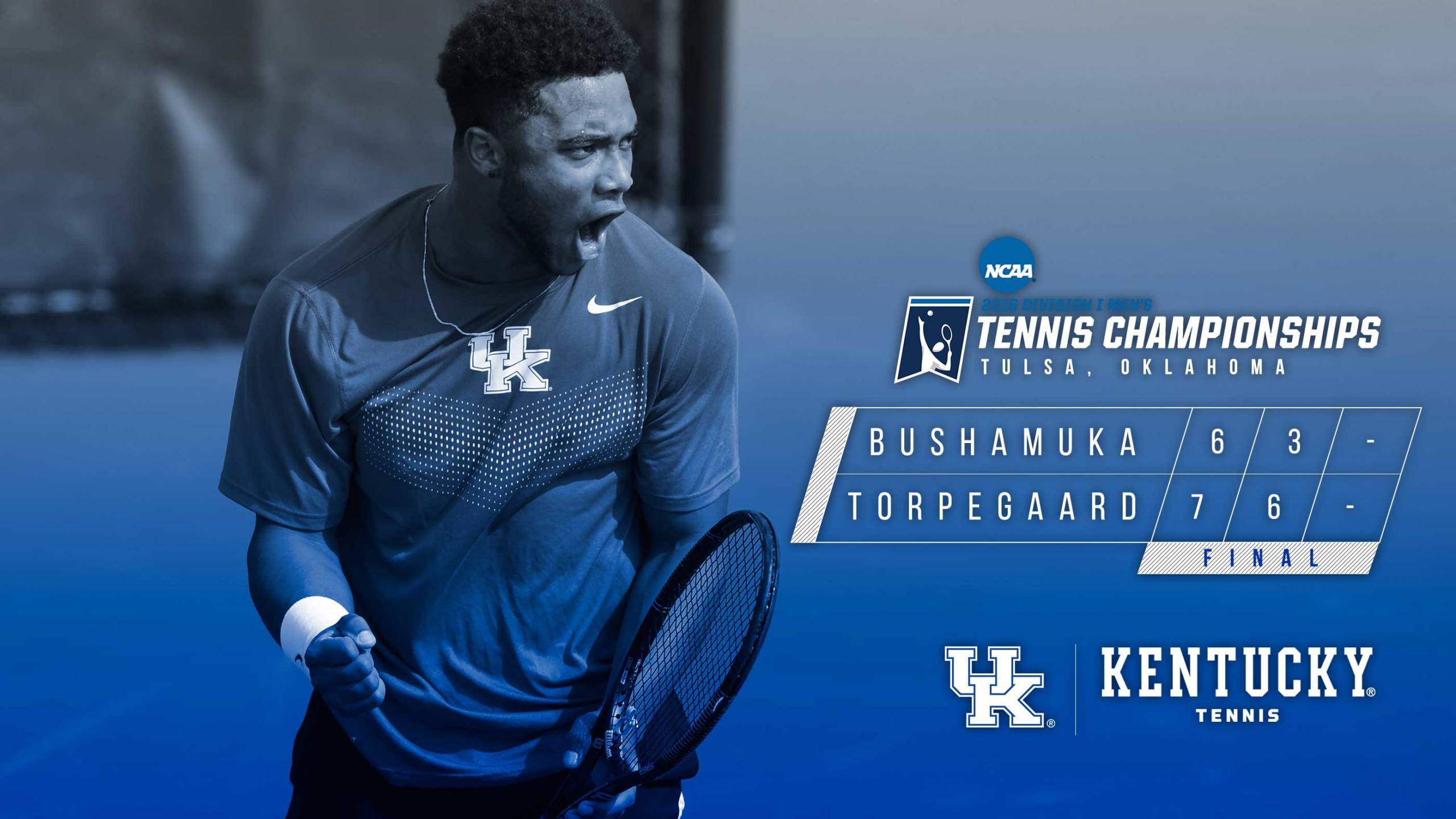 Bushamuka Bows Out of NCAA Singles Tournament