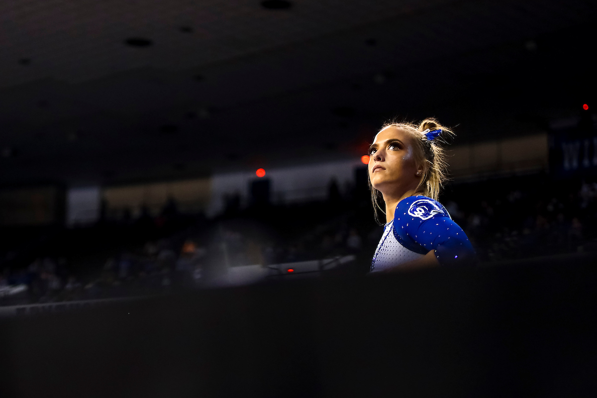 Josie Angeny.

Kentucky gymnastics loses to Florida.

Photo by Eddie Justice | UK Athletics