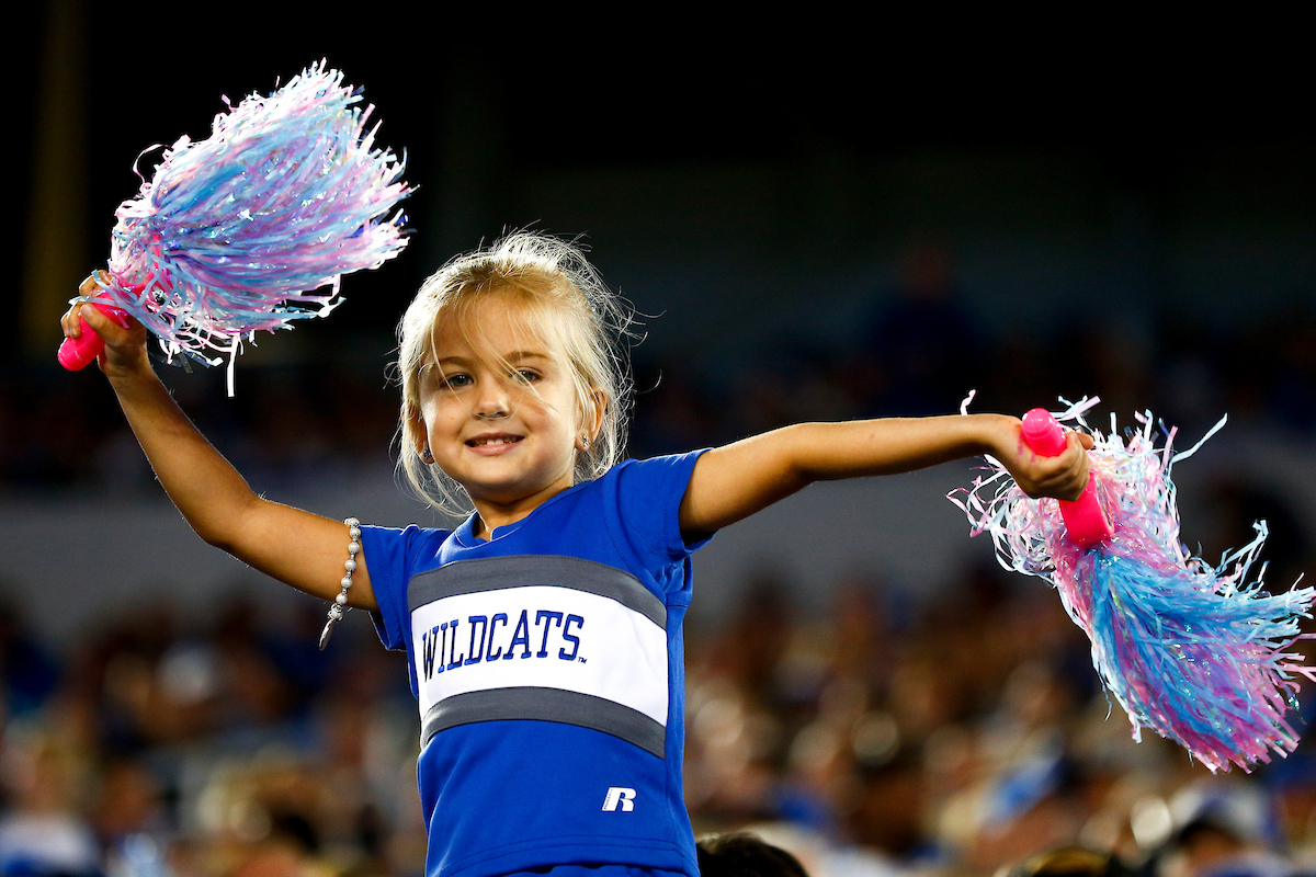 Fan.

UK beat EMU 38-17.

Photo by Isaac Janssen | UK Athletics