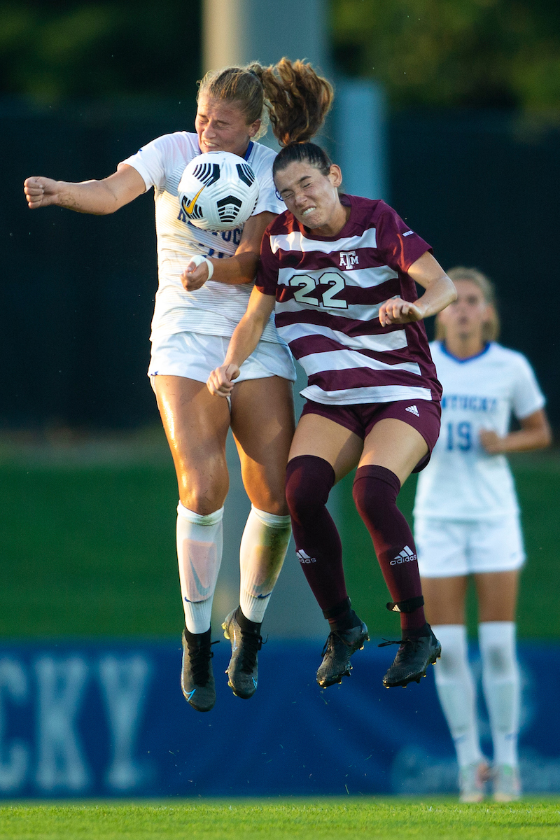 Jordyn Rhodes.

Kentucky loses to Texas A&M 3-0.

Photo by Grace Bradley | UK Athletics
