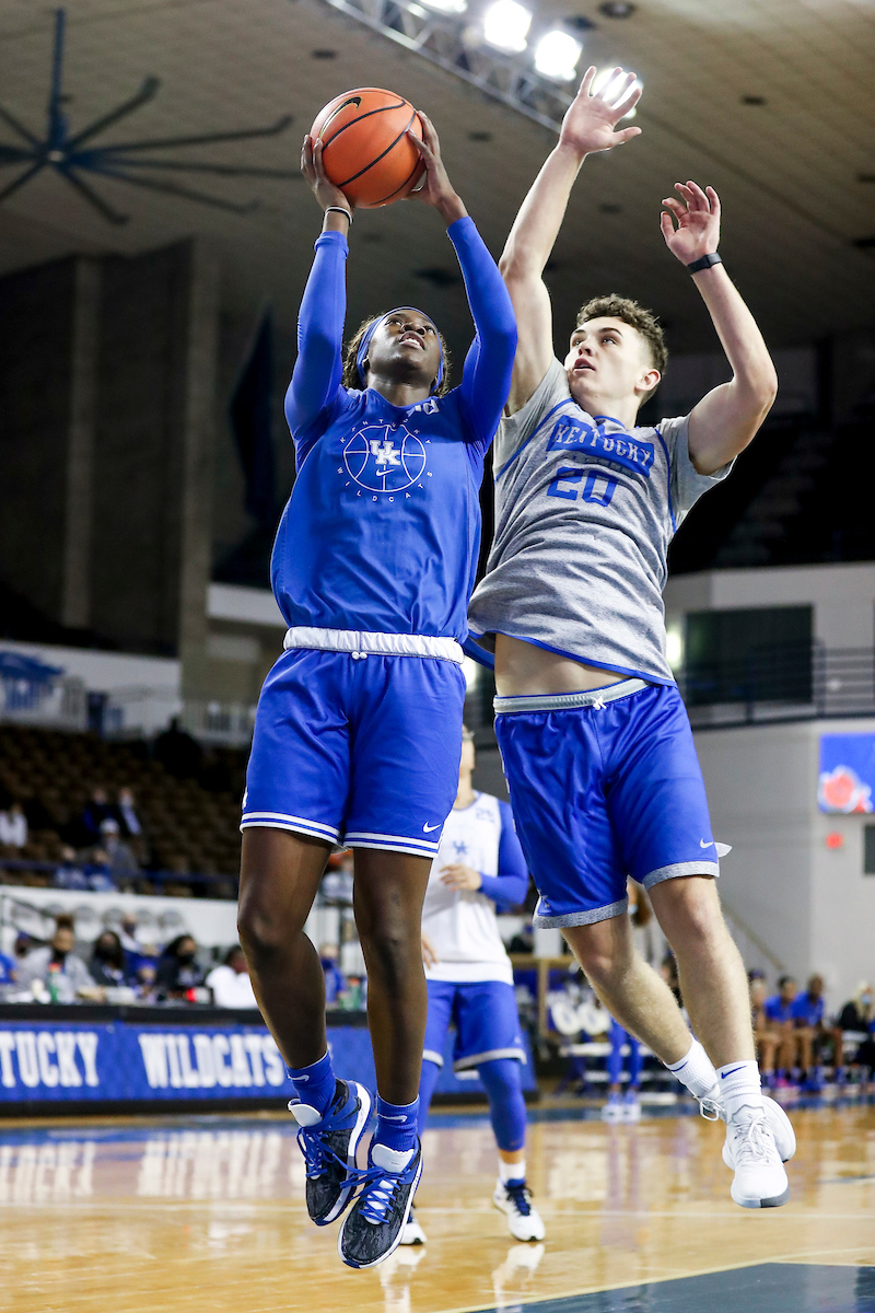 Rhyne Howard.

Women’s blue-white.

Photos by Chet White | UK Athletics