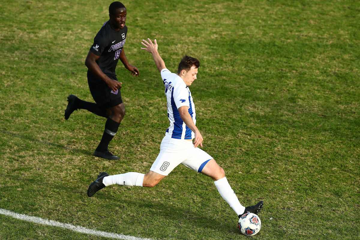 MARCEL MEINZER.

Men's soccer beats Portland, 4-0.


Photo by Elliott Hess | UK Athletics