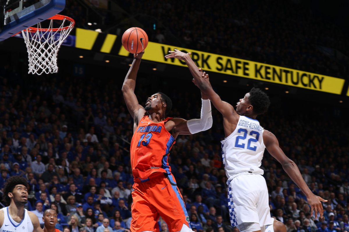 Shai Gilgeous-Alexander.

The University of Kentucky men's basketball team falls to Florida 66-64 on Saturday, January 20, 2018 at Rupp Arena in Lexington, Ky.

Photo by Elliott Hess | UK Athletics