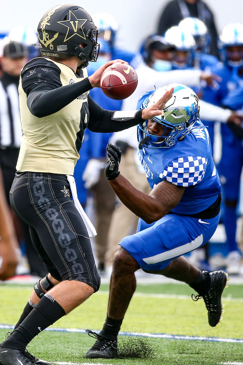 Boogie Watson. 

UK beat Vandy 38-35.

Photo by Eddie Justice | UK Athletics