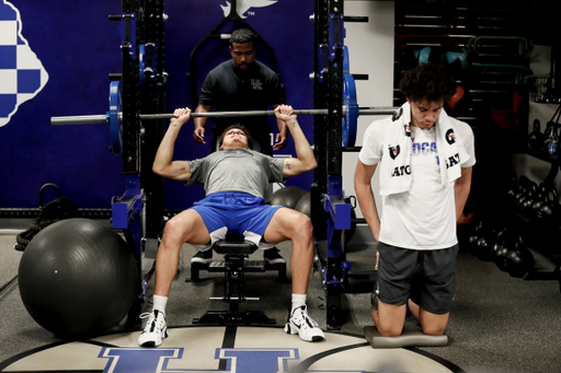 Kellan Grady. Robert Harris. Lance Ware.

The Kentucky men's basketball team participating in its summer strength and conditioning program.

Photo by Chet White | UK Athletics
