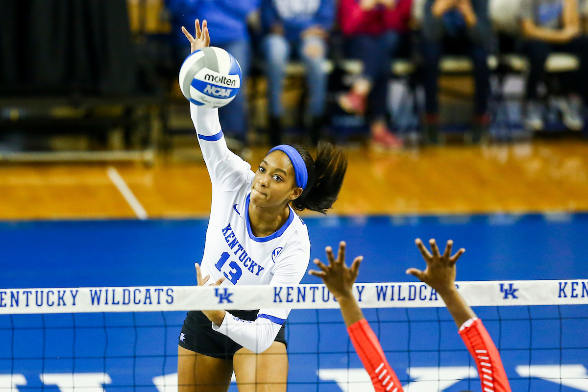 Leah Edmond.

Kentucky beat Ole Miss 3-0.

Photo by Hannah Phillips | UK Athletics