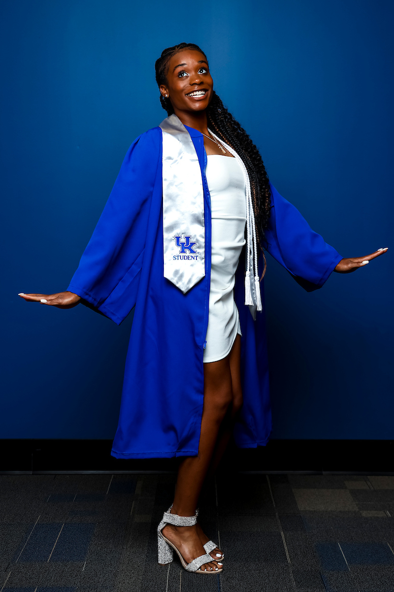 Arianna Patterson.

May 2022 CATS graduation.

Photo by Eddie Justice | UK Athletics