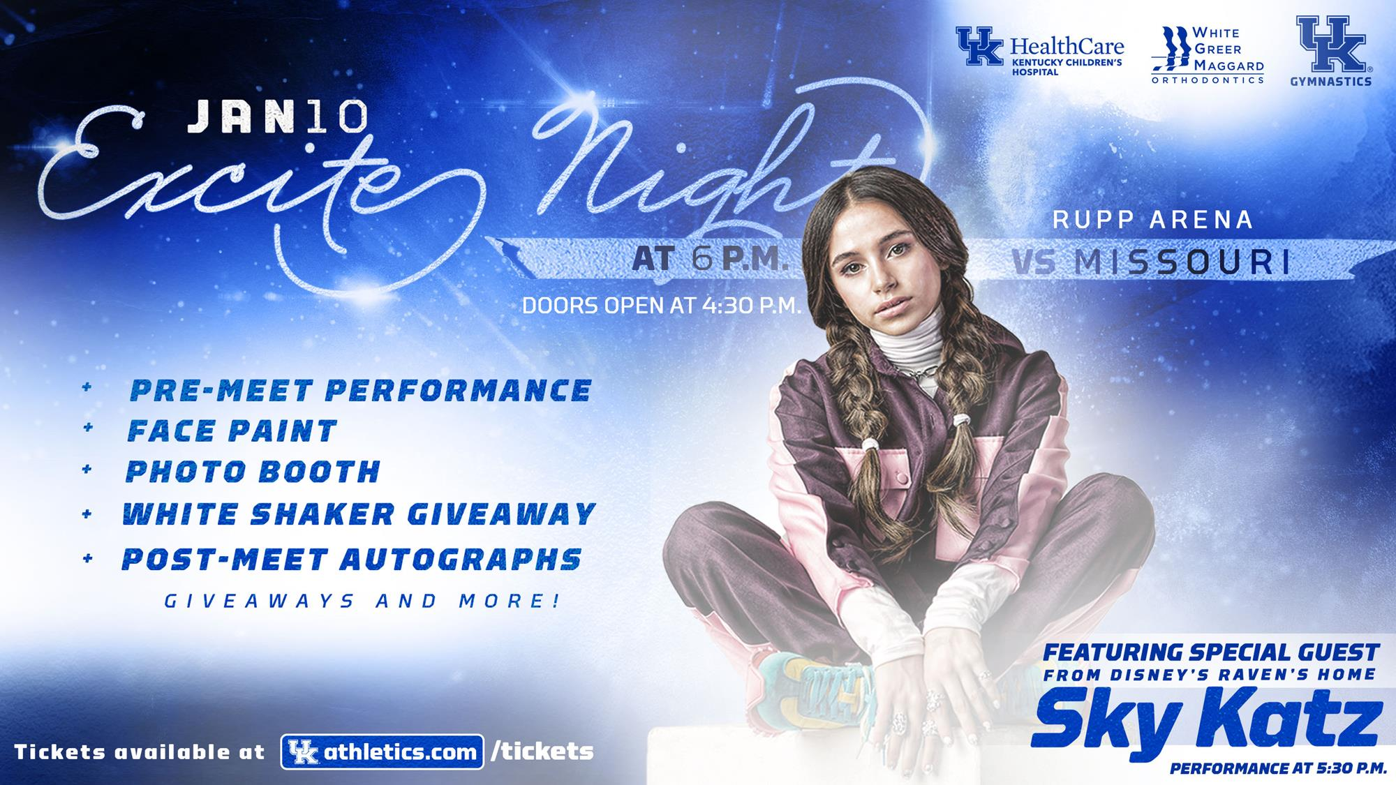 Excite Night Returns to Rupp Arena Friday, Jan. 10 at 6 p.m.