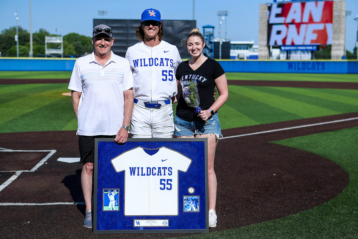 Adam Fogel.

2022 Kentucky Baseball Senior Day.

Photo by Sarah Caputi | UK Athletics