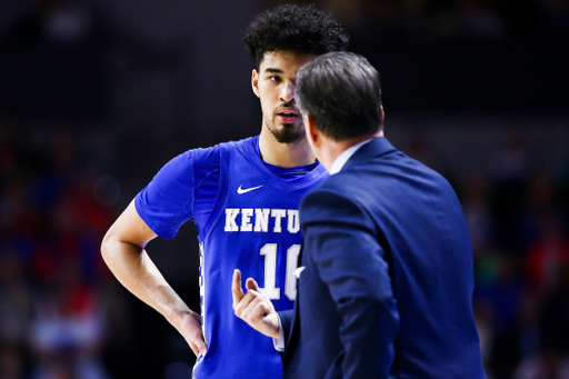 Johnny Juzang. John Calipari.

Kentucky beat Florida 71-70.

Photo by Chet White | UK Athletics