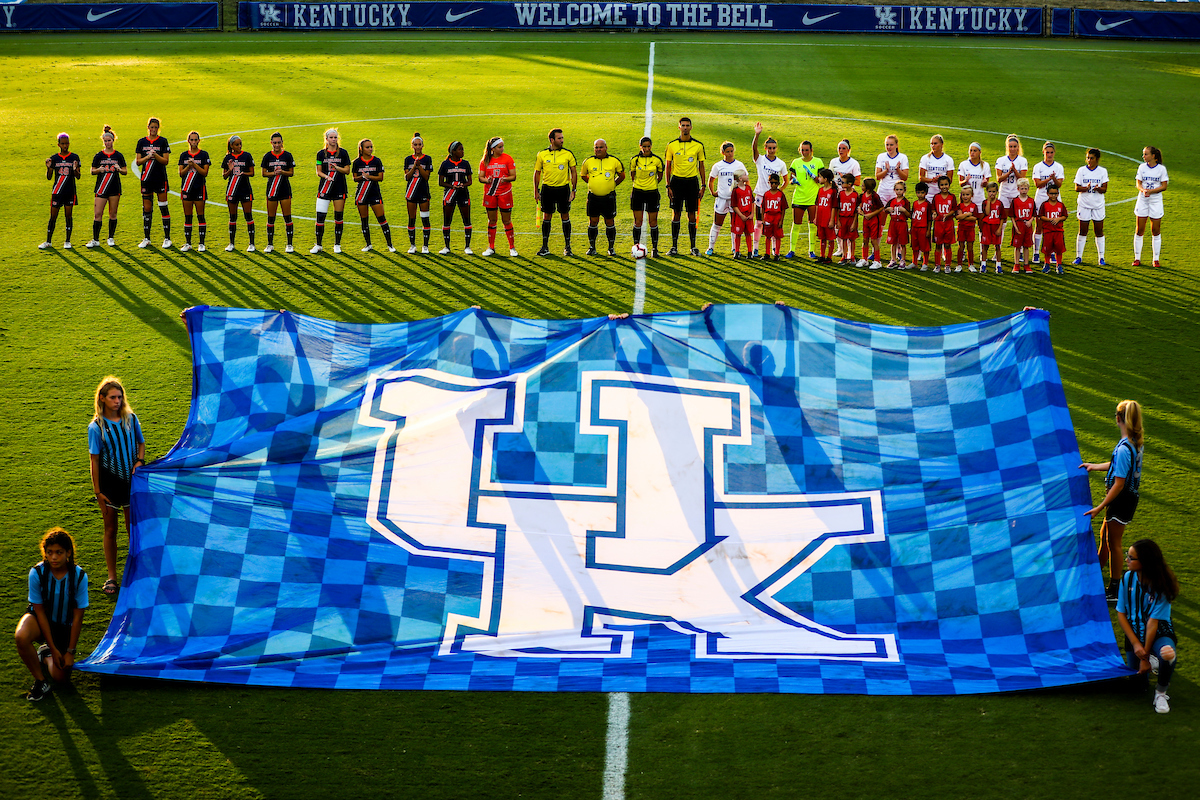 National Anthem.

UK falls to Auburn 2-1.

Photo by Chet White | UK Athletics