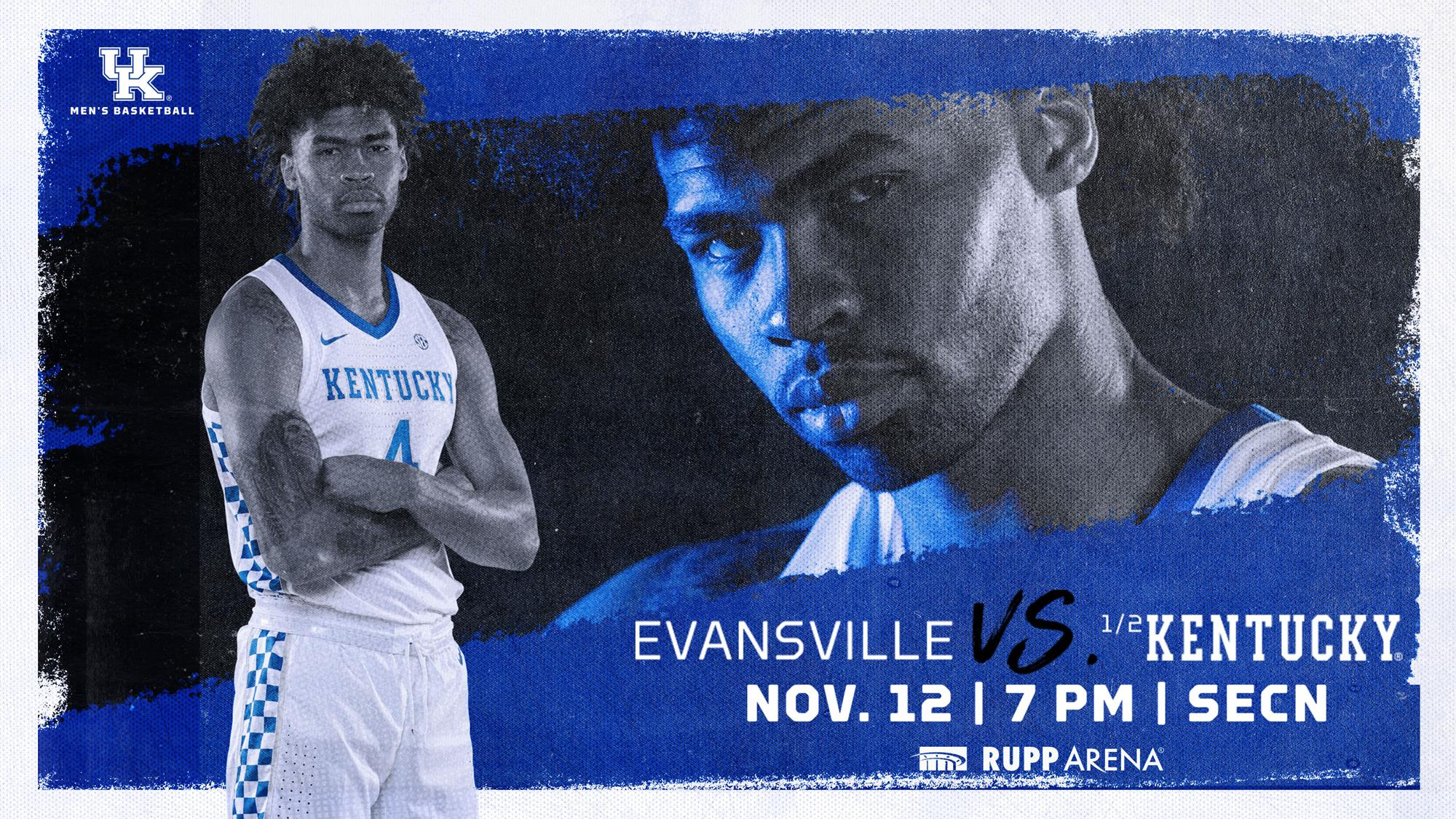 No. 1 Kentucky Hosts Evansville, McCarty on Tuesday