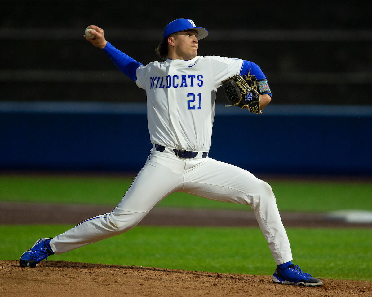 Wyatt Hudepohl.

Kentucky defeats Western Michigan 14-3.

Photo by Tommy Quarles | UK Athletics