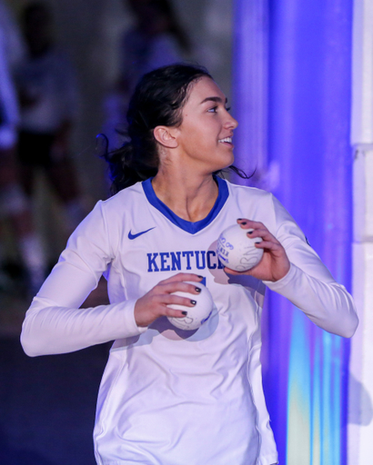 Emma Grome.

Kentucky sweeps Texas A&M 3 - 0.

Photo by Sarah Caputi | UK Athletics