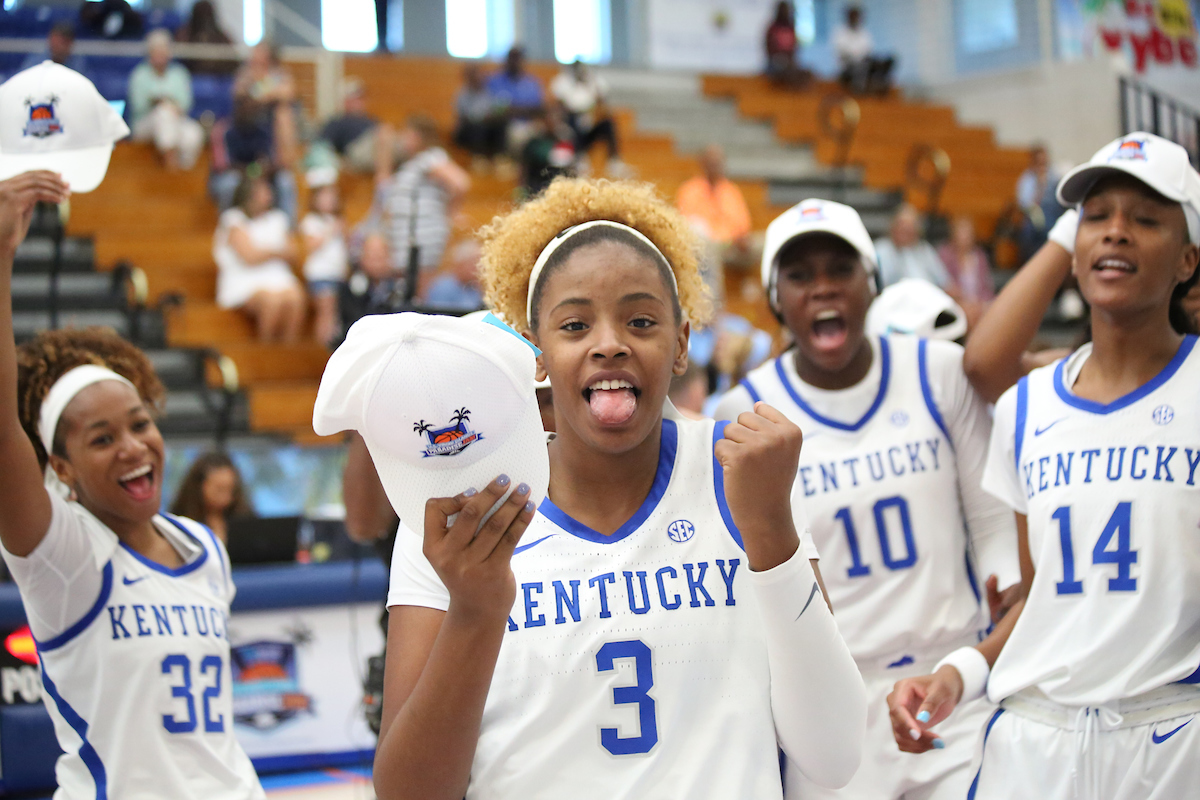Game Three - Kentucky vs. UNC

The women's basketball team travels to Saint Thomas to compete in the 2018 Paradise Jam Tournament from November 22nd-24th at the University of the Virgin Islands.

Photos by Noah J. Richter | UK Athletics