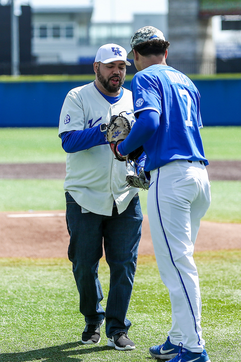First Pitch.

Kentucky loses to Ole Miss 1-10.

Photo by Sarah Caputi | UK Athletics