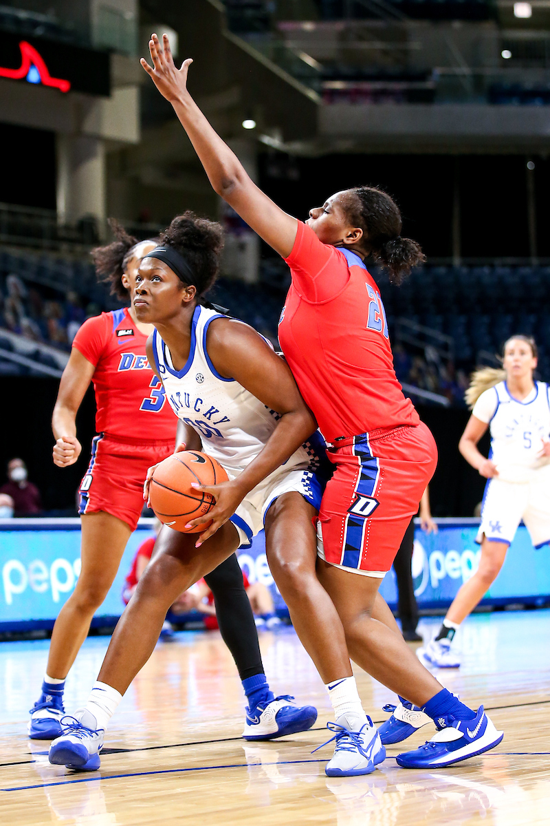 Olivia Owens.  

Kentucky loses to DePaul 86-82.

Photo by Eddie Justice | UK Athletics